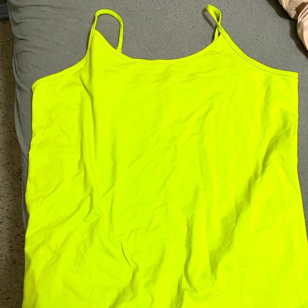 Neon green Torrid cami size 5